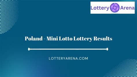 mini lotto gfx|Latest & Recent Poland Mini Lotto Results .